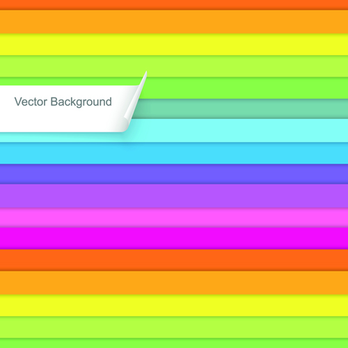 Creative colorful lines business template vector 03