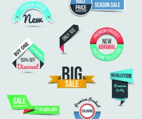 Creative sale sticker with labels design 05