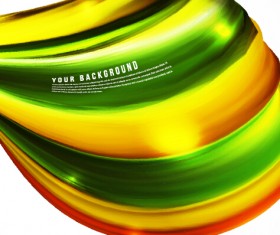 Dynamic wavy gloss background vector 01