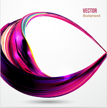 Dynamic wavy gloss background vector 02