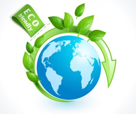 Eco friendly logos creative vector design 08