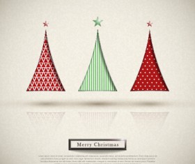 Elegant christmas tree holiday background vector 01