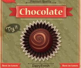 Food retro style poster 05 vector