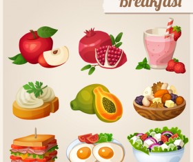 Huge collection of various food icons vector 01
