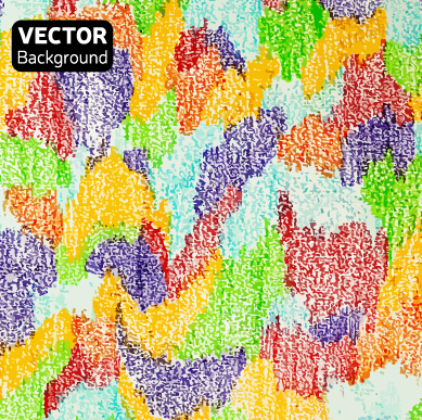 Messy watercolor art background vector 02