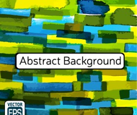 Messy watercolor art background vector 04