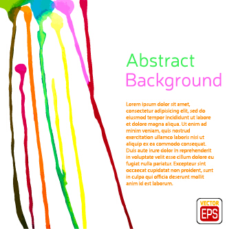 Messy watercolor art background vector 06