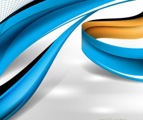 Minimalistic dynamic wave background vector 07