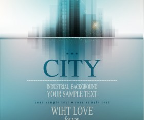Modern city blurs background graphics 01