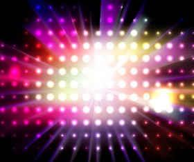 Neon with colored glow vector background