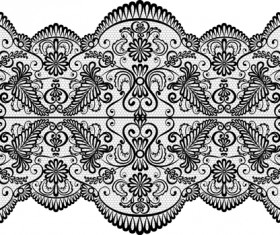 Old lace ornament background art 01