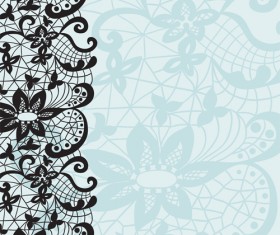 Old lace ornament background art 02