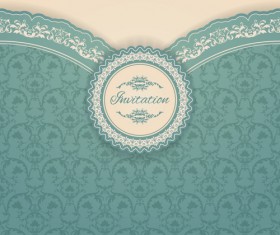 Ornate vintage floral art backgrounds vector 02