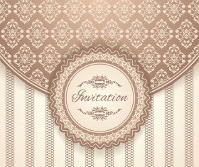 Ornate vintage floral art backgrounds vector 03