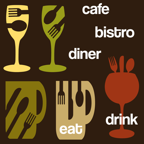 Restaurant drink menu creative vector