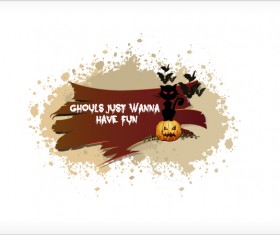Set of halloween vintage background vector 16