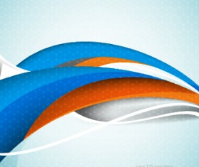 Shiny abstract wave background graphics vector 04