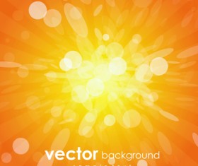 Shiny orange abstract vector background