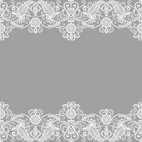 Simple lace art background vector 02