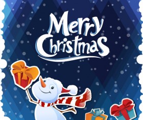 Simple merry christmas vector backgrounds 01