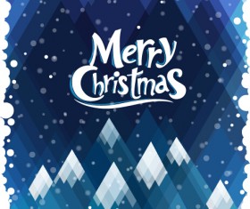 Simple merry christmas vector backgrounds 02