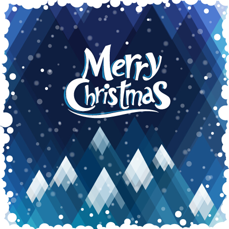 Simple merry christmas vector backgrounds 02