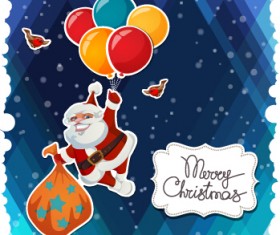 Simple merry christmas vector backgrounds 04
