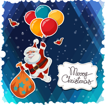 Simple merry christmas vector backgrounds 04
