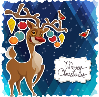 Simple merry christmas vector backgrounds 05