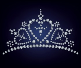 Sparkling diamonds clothing vector set 01