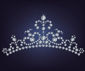 Sparkling diamonds clothing vector set 05