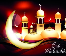 Vector background Eid Mubarak Islamic design 03