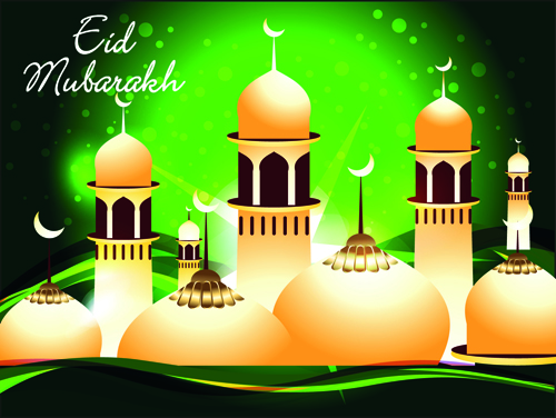 Vector background Eid Mubarak Islamic design 05