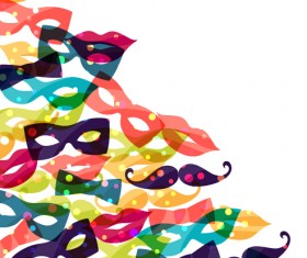 Vector carnival holiday background design 07