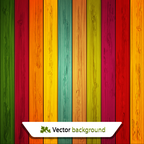 Wooden board color backgrounds vector 01