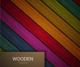 Wooden board color backgrounds vector 07