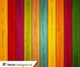 Wooden board color backgrounds vector 08