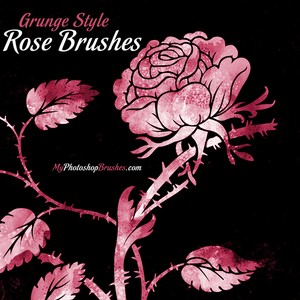 Free Rose Photoshop Brushes