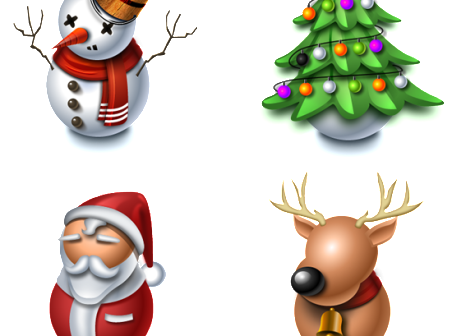 4 Christmas icons