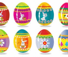 Free Colorful Easter Eggs
