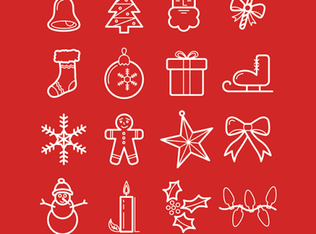 Free Christmas icons Set