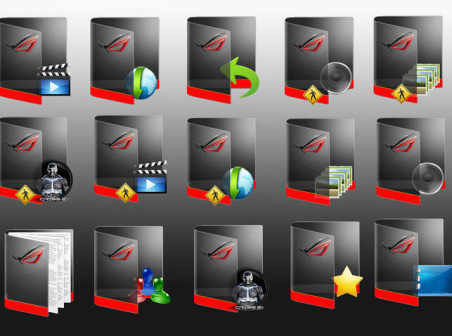 Asus ROG Folder Set - Computer Icons free download