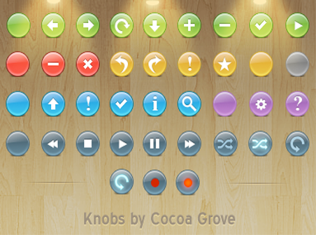 Buttons Toolbar icons