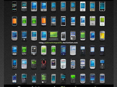 Free mobile device icons