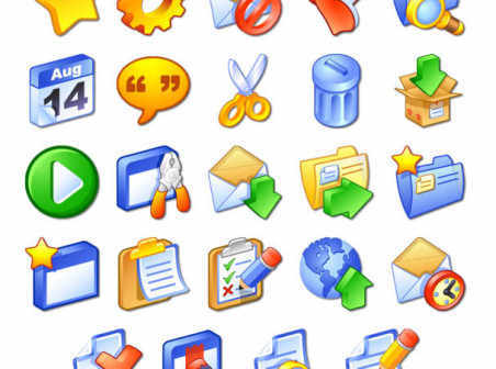 iCandy Junior Toolbar icons