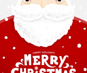 2015 Christmas and new year santa background 02
