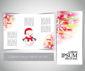 2015 Merry christmas brochure cover set vector 03