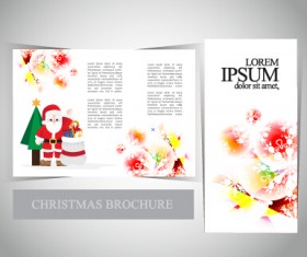 2015 Merry christmas brochure cover set vector 09