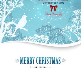 2015 christmas snow winter background vector 02