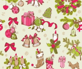 2015 xmas patterns seamless vector set 03